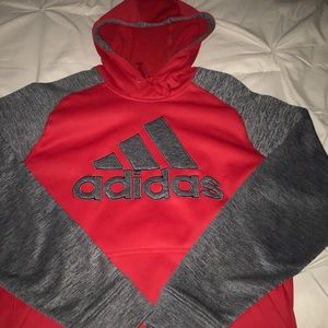 Red Adidas Climawarm Sweatshirt
